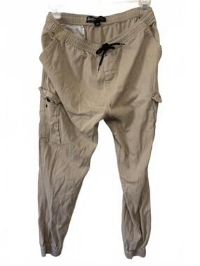 Men's Brooklyn Cloth The Jogger Cargo Pants, Size Large, Beige